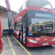 Acceso principal al autobús.