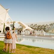 Turistas Ciudad Artes Ciencias Valencia