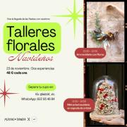 Talleres Florales Navideños en el Mercado de Tapinería en València.