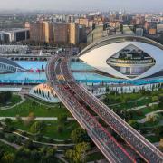 Vive la Maratón de València desde el Palau de Les Arts