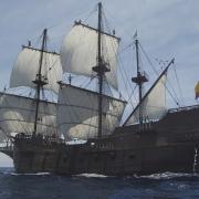 El Galeón Andalucía hace escala en València