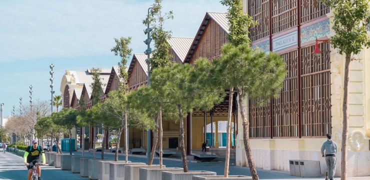 Tinglados puerto Valencia