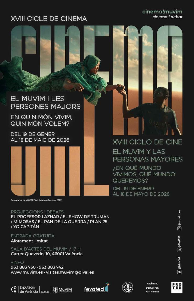 Ciclo de cine «El MuVIM y las personas mayores» en València 