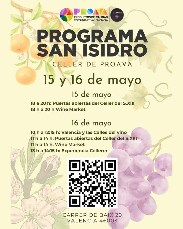 Celebra San Isidro entre vinos en València