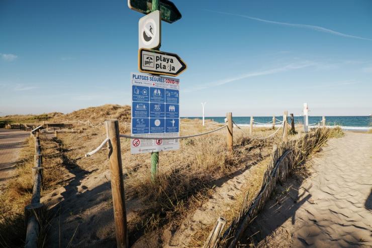 Cartelería COVID Valencia playas