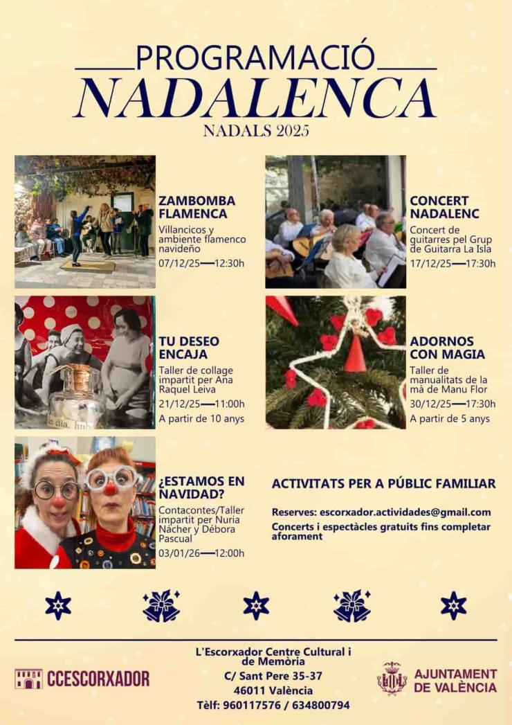 Actividades de Navidad en el CC Escorxador 