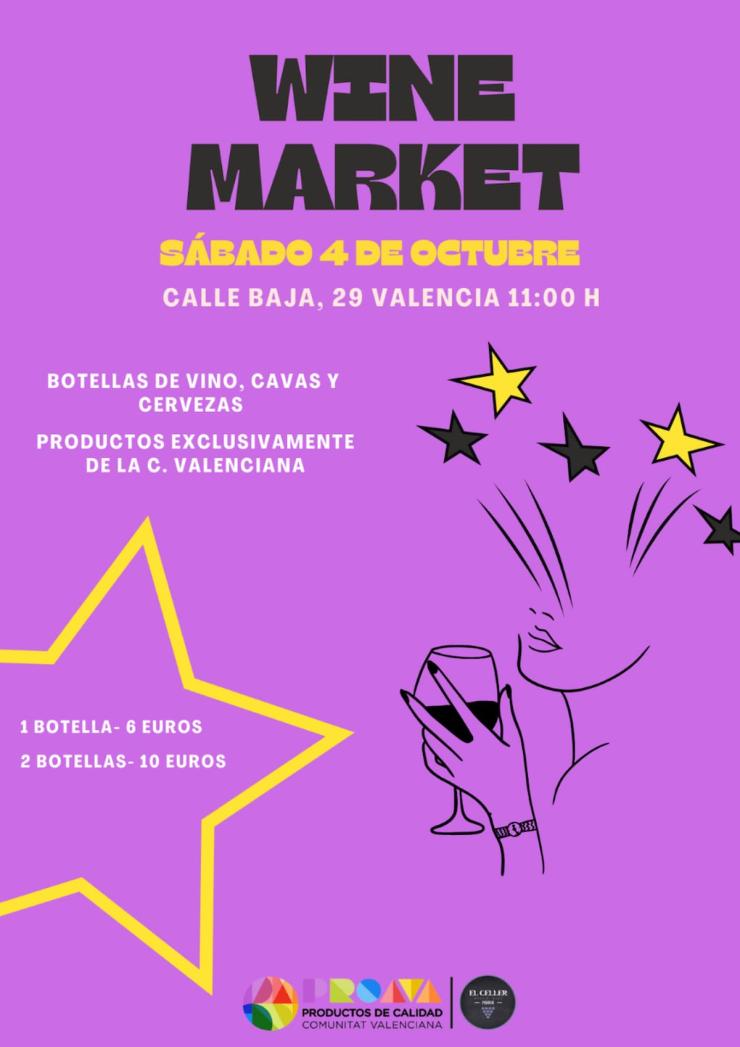 Mercado de vinos de la Comunidad Valenciana 