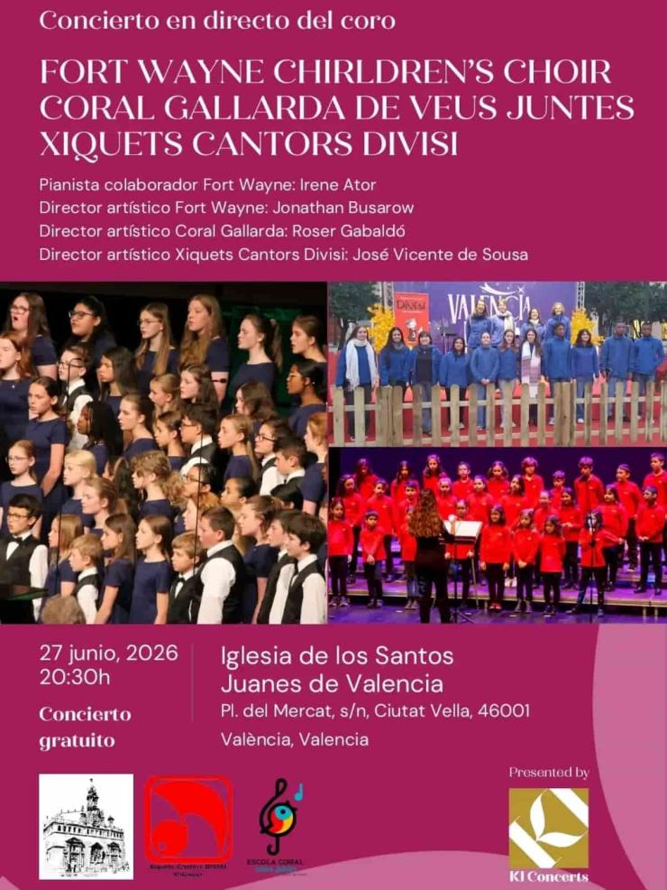 Concierto coral internacional en la Iglesia de los Santos Juanes de València
