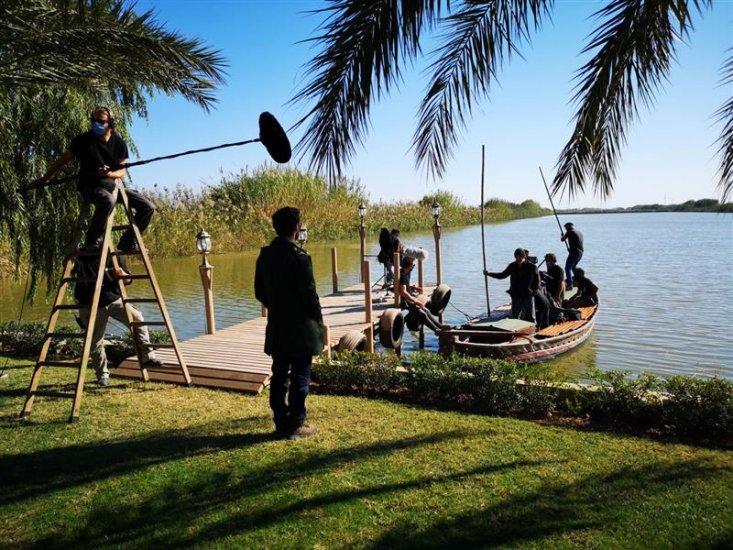 rodaje en Albufera