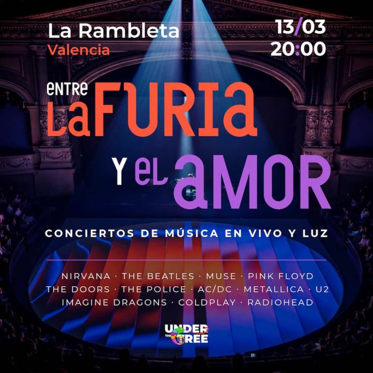 Concierto inmersivo «Entre la furia y el amor» en València